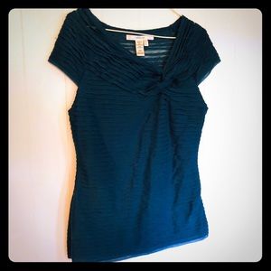 Studio M Teal Blouse- Large